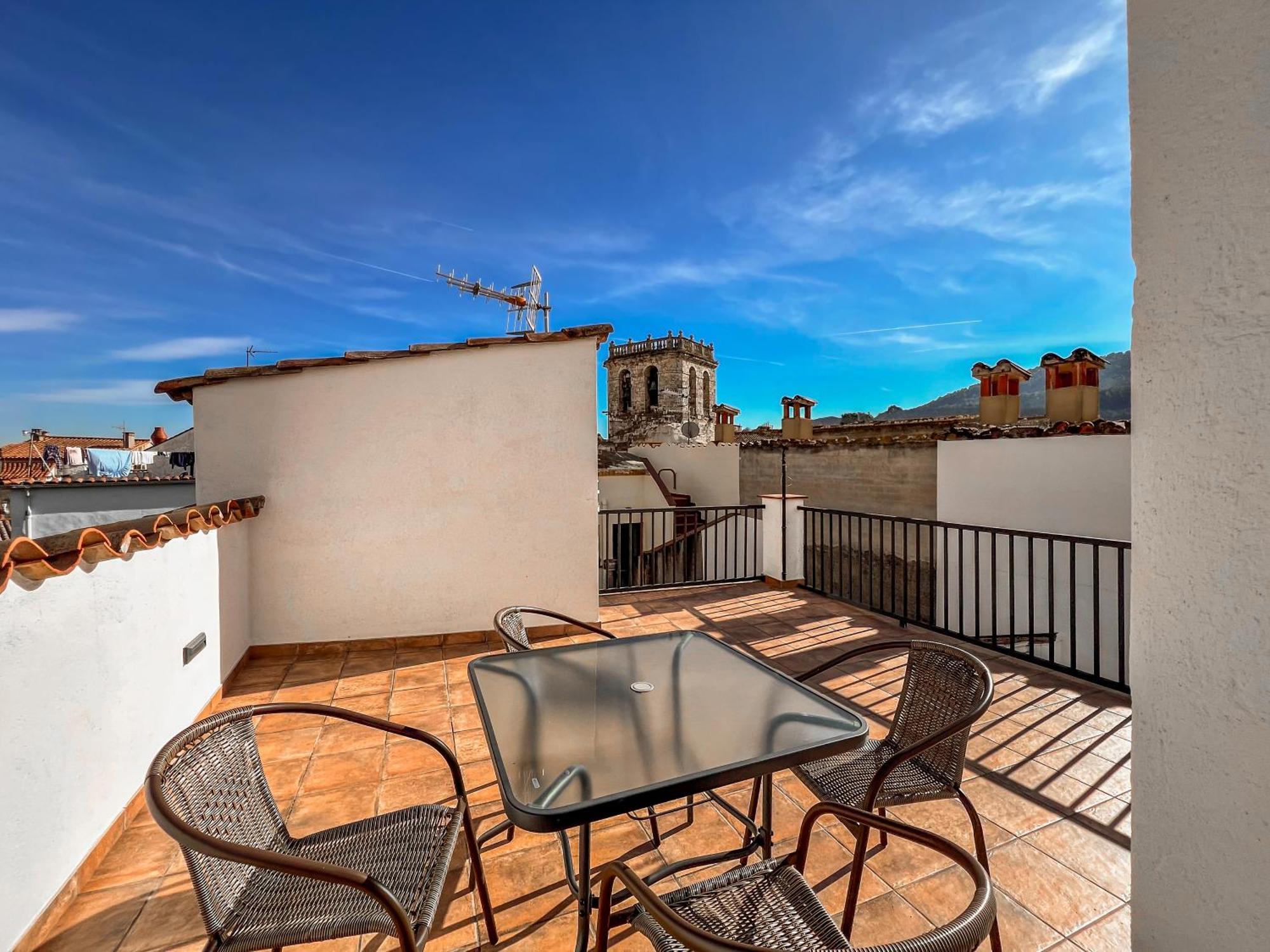 Ganganell Atic Apartamento Con Terraza En Besalú Zewnętrze zdjęcie