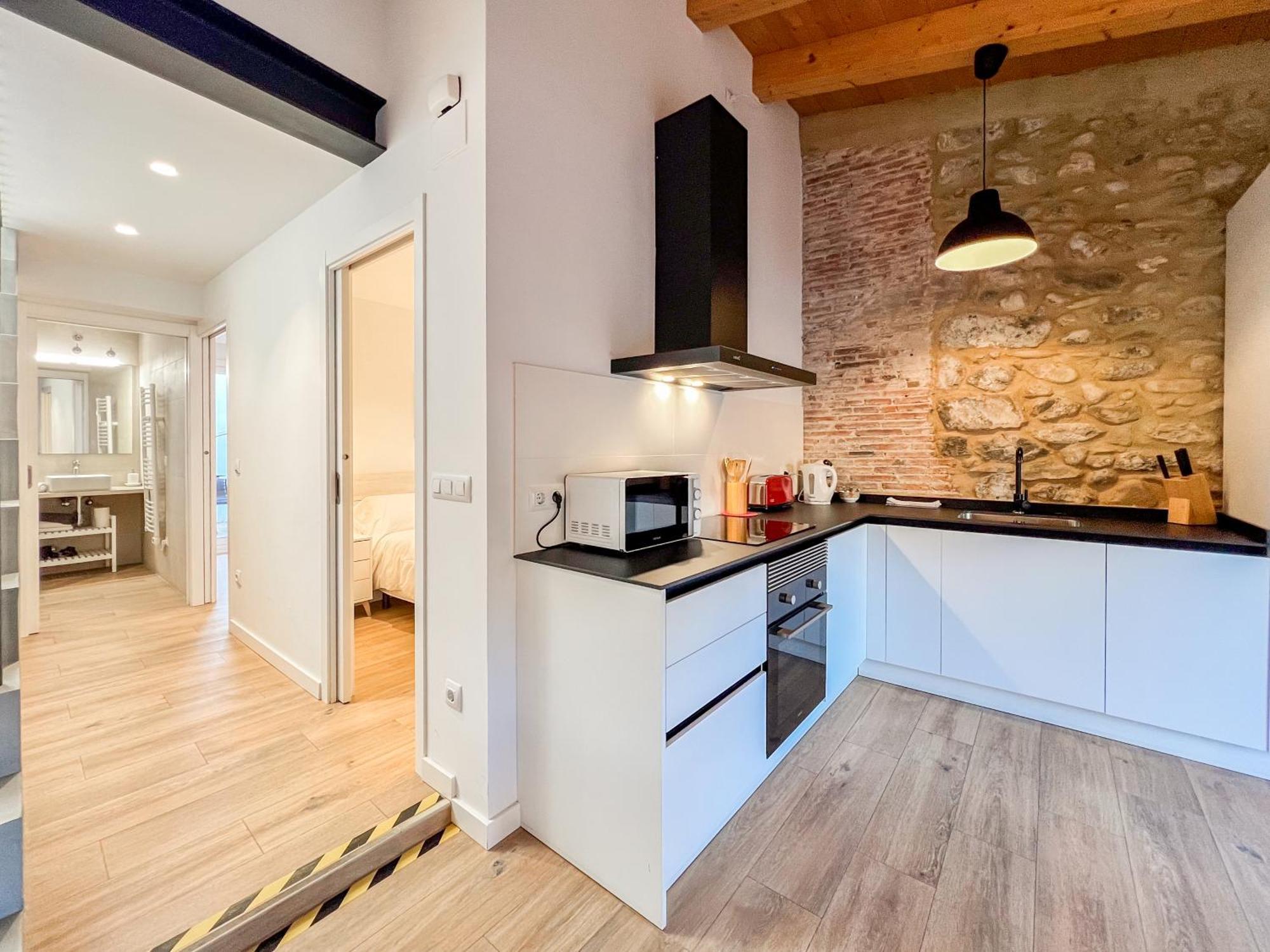 Ganganell Atic Apartamento Con Terraza En Besalú Zewnętrze zdjęcie